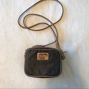 Small Brown Micheal Kors Crossbody
